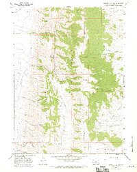preview thumbnail of historical topo map of Lincoln County, WY in 1967