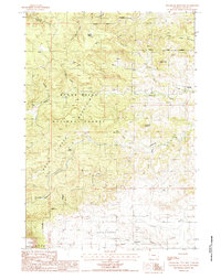 Download a high-resolution, GPS-compatible USGS topo map for Sugarloaf Mountain, WY (1985 edition)