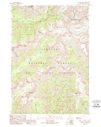 Download a high-resolution, GPS-compatible USGS topo map for Sunlight Peak, WY (1989 edition)