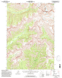 Download a high-resolution, GPS-compatible USGS topo map for Sunlight Peak, WY (1997 edition)
