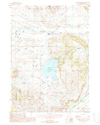 Download a high-resolution, GPS-compatible USGS topo map for Sunshine Reservoir, WY (1988 edition)