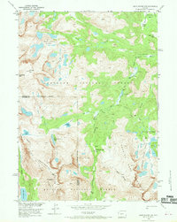 Download a high-resolution, GPS-compatible USGS topo map for Sweetwater Gap, WY (1969 edition)