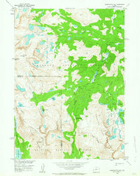 Download a high-resolution, GPS-compatible USGS topo map for Sweetwater Gap, WY (1963 edition)