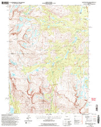 Download a high-resolution, GPS-compatible USGS topo map for Sweetwater Gap, WY (1997 edition)