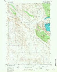 Download a high-resolution, GPS-compatible USGS topo map for Sykes Spring, WY (1968 edition)