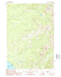 Download a high-resolution, GPS-compatible USGS topo map for Sylvan Lake, WY (1989 edition)