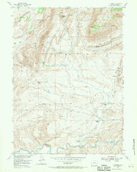 Download a high-resolution, GPS-compatible USGS topo map for T E Ranch, WY (1970 edition)