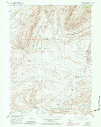 Download a high-resolution, GPS-compatible USGS topo map for T E Ranch, WY (1983 edition)