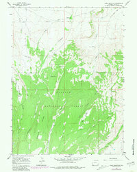 Download a high-resolution, GPS-compatible USGS topo map for Table Mountain, WY (1981 edition)