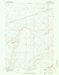 Download a high-resolution, GPS-compatible USGS topo map for Table Rock, WY (1973 edition)