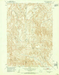 Download a high-resolution, GPS-compatible USGS topo map for Tatman Mountain, WY (1953 edition)