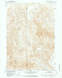 Download a high-resolution, GPS-compatible USGS topo map for Tatman Mountain, WY (1978 edition)