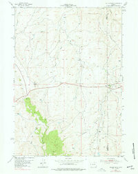 Download a high-resolution, GPS-compatible USGS topo map for Taylor Ranch, WY (1977 edition)