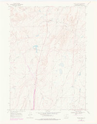 Download a high-resolution, GPS-compatible USGS topo map for Teapot Rock, WY (1978 edition)