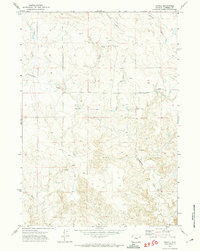Download a high-resolution, GPS-compatible USGS topo map for Teckla, WY (1974 edition)