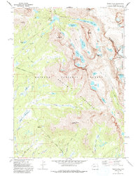 Download a high-resolution, GPS-compatible USGS topo map for Temple Peak, WY (1992 edition)