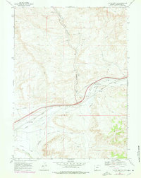 Download a high-resolution, GPS-compatible USGS topo map for Thayer Junction, WY (1978 edition)