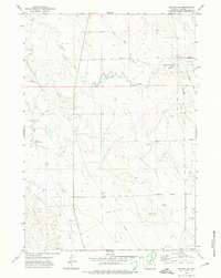 Download a high-resolution, GPS-compatible USGS topo map for The Gap SW, WY (1974 edition)