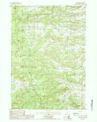 Download a high-resolution, GPS-compatible USGS topo map for The Notch, WY (1985 edition)