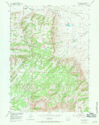 Download a high-resolution, GPS-compatible USGS topo map for The Q Ranch, WY (1971 edition)