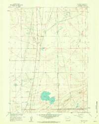 1961 Map of Bar Nunn, WY, 1962 Print