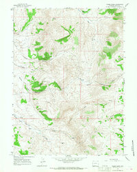 Download a high-resolution, GPS-compatible USGS topo map for Three Forks, WY (1968 edition)