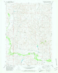 Download a high-resolution, GPS-compatible USGS topo map for Threemile Butte, WY (1981 edition)