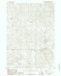 preview thumbnail of historical topo map of Campbell County, WY in 1984