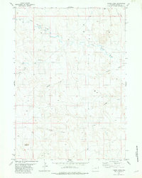 Download a high-resolution, GPS-compatible USGS topo map for Timber Creek, WY (1982 edition)