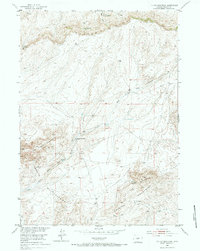 Download a high-resolution, GPS-compatible USGS topo map for Tin Cup Mountain, WY (1984 edition)
