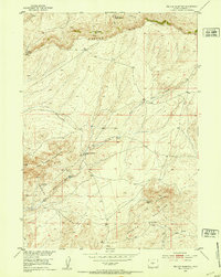 Download a high-resolution, GPS-compatible USGS topo map for Tin Cup Mountain, WY (1953 edition)
