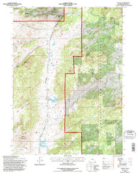 Download a high-resolution, GPS-compatible USGS topo map for Toltec, WY (1996 edition)