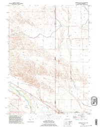 Download a high-resolution, GPS-compatible USGS topo map for Torrington SE, WY (1995 edition)