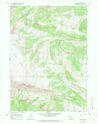 Download a high-resolution, GPS-compatible USGS topo map for Tosi Peak, WY (1971 edition)
