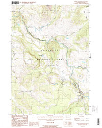 Download a high-resolution, GPS-compatible USGS topo map for Tower Junction, WY (1986 edition)