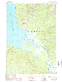 Download a high-resolution, GPS-compatible USGS topo map for Trail Lake, WY (1989 edition)