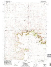Download a high-resolution, GPS-compatible USGS topo map for Tremain, WY (1995 edition)