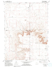 Download a high-resolution, GPS-compatible USGS topo map for Tremain, WY (1993 edition)