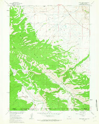 Download a high-resolution, GPS-compatible USGS topo map for Trent Creek, WY (1963 edition)