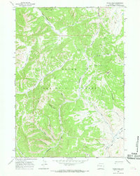 Download a high-resolution, GPS-compatible USGS topo map for Tripod Peak, WY (1968 edition)