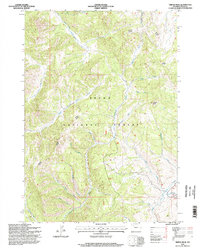 Download a high-resolution, GPS-compatible USGS topo map for Tripod Peak, WY (1998 edition)