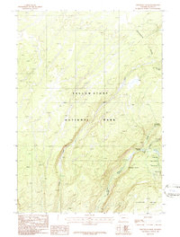 Download a high-resolution, GPS-compatible USGS topo map for Trischman Knob, WY (1986 edition)