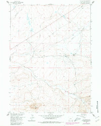 Download a high-resolution, GPS-compatible USGS topo map for Tule Butte, WY (1980 edition)