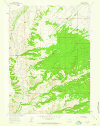 Download a high-resolution, GPS-compatible USGS topo map for Tullis, WY (1963 edition)
