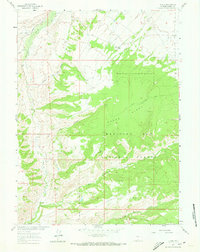 Download a high-resolution, GPS-compatible USGS topo map for Tullis, WY (1973 edition)