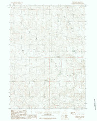 Download a high-resolution, GPS-compatible USGS topo map for Turnercrest, WY (1984 edition)