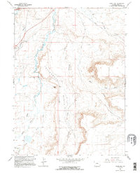 Download a high-resolution, GPS-compatible USGS topo map for Turtle Hill, WY (1995 edition)