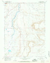 Download a high-resolution, GPS-compatible USGS topo map for Turtle Hill, WY (1968 edition)