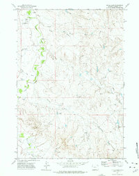 Download a high-resolution, GPS-compatible USGS topo map for Tuttle Draw, WY (1975 edition)