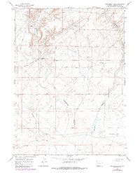 Download a high-resolution, GPS-compatible USGS topo map for Twelvemile Sink, WY (1980 edition)